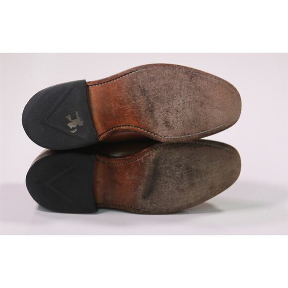 Allen Edmonds Hillcrest Honey Brown Bicycle Toe Oxford Dress Shoes US 8.5 D - Picture 9 of 12